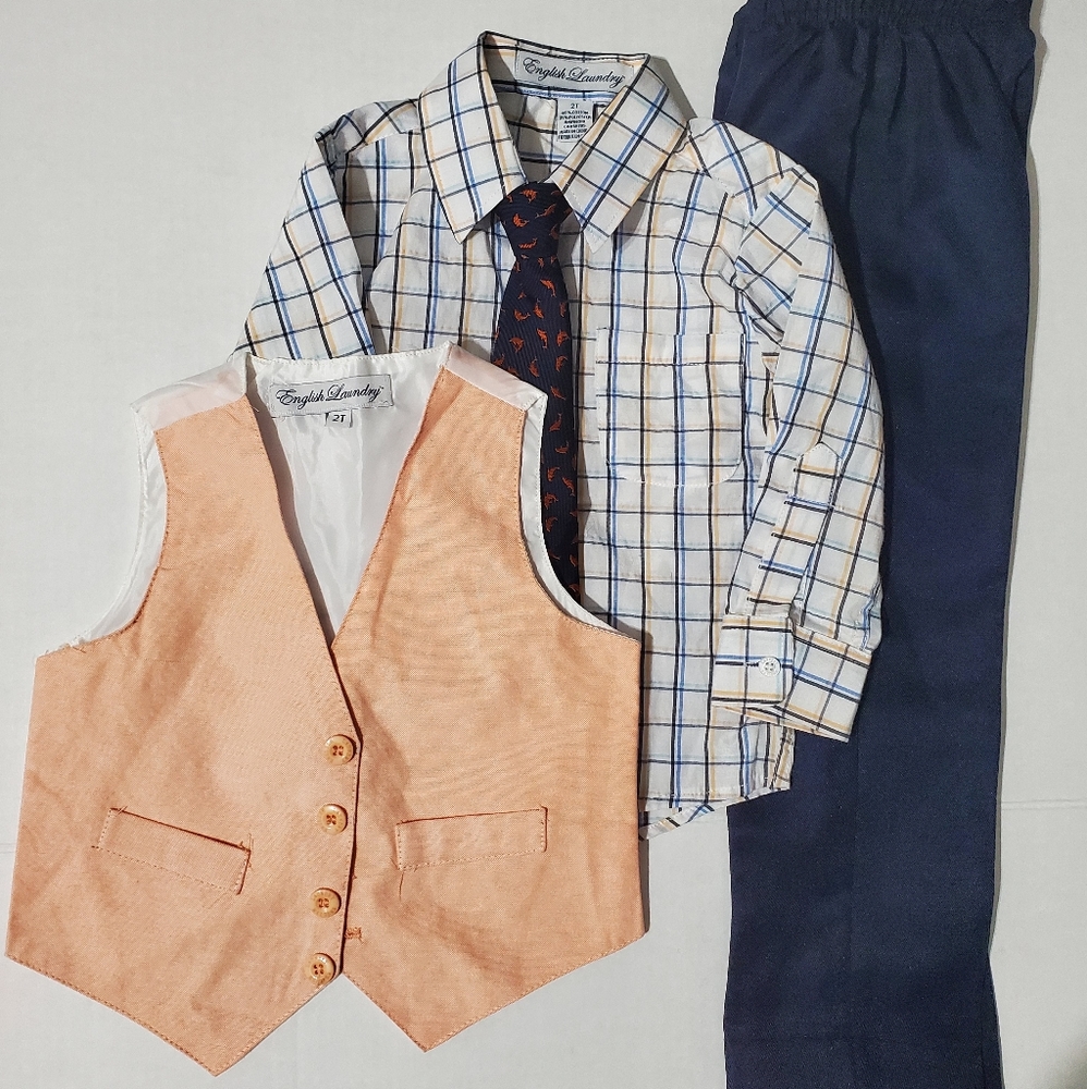 4-piece Toddler Boys Suit